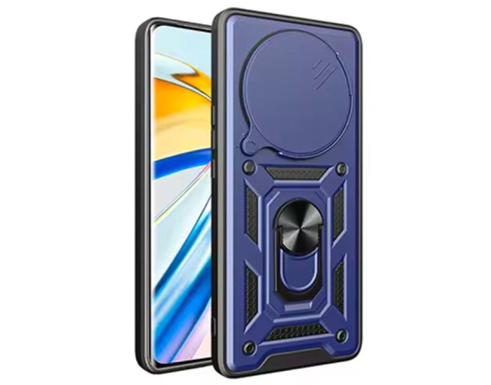Чохол-Ударостійкий Camshield Serge Ring Xiaomi Redmi A3, Blue