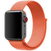 Ремінець для Apple Watch Nylon Loop Series 38/40/41/42mm (Помаранчевий / Orange)