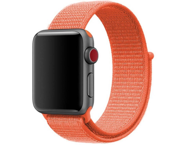 Ремешок для Apple Watch Nylon Loop Series 38/40/41/42mm (Оранжевый / Orange)