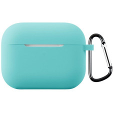 Чохол для AirPods Pro 3 (+ карабін) бірюзовий