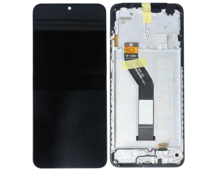 Дисплей с сенсорным экраном (модуль) Xiaomi Redmi 14C /Redmi A3 Pro /Poco C75, черный с рамкой, оригинал, версия HKC-N