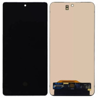 Дисплей з сенсорним екраном (модуль) Samsung G990 Galaxy S21 FE, чорний, переклеювання