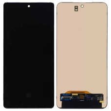 Дисплей з сенсорним екраном (модуль) Samsung G990 Galaxy S21 FE, чорний, переклеювання