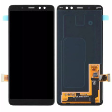 Дисплей з сенсорним екраном (модуль) Samsung A530 A8 2018, чорний, TFT