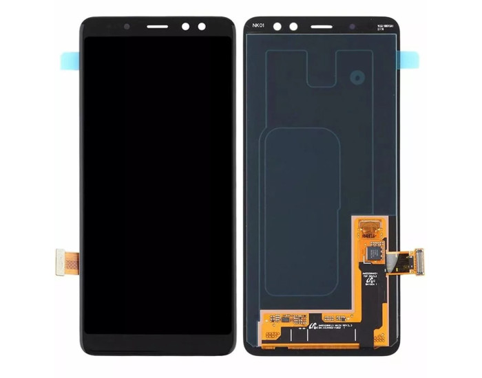 Дисплей з сенсорним екраном (модуль) Samsung A530 A8 2018, чорний, TFT