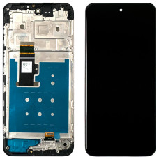 Дисплей з сенсорним екраном (модуль) Motorola XT2333 Moto G23 / XT2331 Moto G13, чорний з рамкою, High Copy