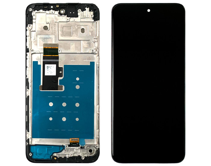 Дисплей з сенсорним екраном (модуль) Motorola XT2333 Moto G23 / XT2331 Moto G13, чорний з рамкою, High Copy