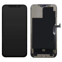 Дисплей з сенсорним екраном (модуль) iPhone 12 Pro Max, чорний, OLED GK OEM Hard без мікросхеми