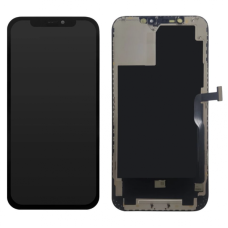 Дисплей з сенсорним екраном (модуль) iPhone 12 Pro Max, чорний, OLED GK OEM Hard без мікросхеми