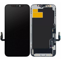 Дисплей с сенсорным экраном (модуль) iPhone 12 /12 Pro, черный, OLED