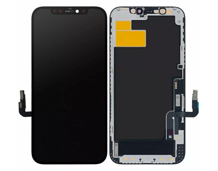 Дисплей з сенсорним екраном (модуль) iPhone 12 /12 Pro, чорний, OLED