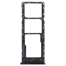 Держатель SIM - карты для Tecno Pova 2 LE7, Dazzle Black, Dual Sim