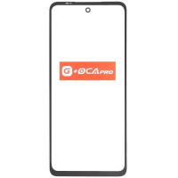 Стекло фронтальное c OCA-пленкой Motorola XT2211 Moto G Stylus 2022, черное, оригинал G+OCA Pro