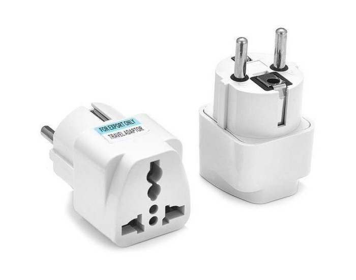 Адаптер Travel adaptor (Білий / White)