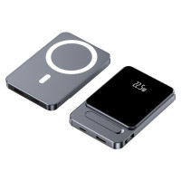 Портативна батарея (Power Bank) A77 MagSafe 22,5W 5 000 mAh, Grey