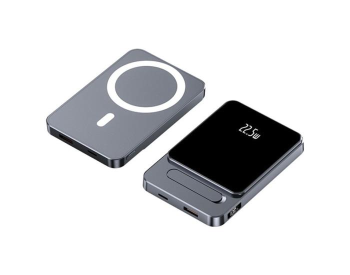 Портативна батарея (Power Bank) A77 MagSafe 22,5W 5 000 mAh, Grey