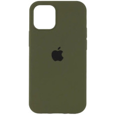 Чехол-силикон оригинал Full Soft Matte iPhone 13 Pro Max, Dark olive