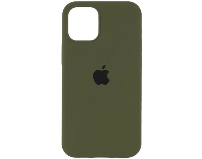 Чехол-силикон оригинал Full Soft Matte iPhone 13 Pro Max, Dark olive