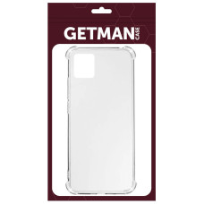Чехол-силикон Getman Ease logo усиленные углы Samsung Galaxy A04e Прозрачный