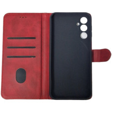 Чохол-книга Leather Folio New Samsung A246 Galaxy A24 4G Red (магнітна застібка)