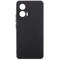 Чехол-силикон GETMAN Liquid Silk Full Camera Motorola Edge 50 Fusion (Черный)