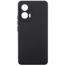Чехол-силикон GETMAN Liquid Silk Full Camera Motorola Edge 50 Fusion (Черный)