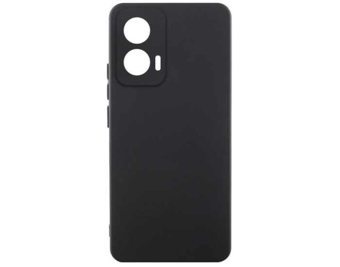 Чехол-силикон GETMAN Liquid Silk Full Camera Motorola Edge 50 Fusion (Черный)
