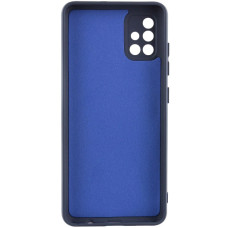 Чехол-силикон Getman Liquid Silk Full Camera Samsung A515 Galaxy A51 (Синий / Midnight Blue)
