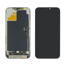 Дисплей з сенсорним екраном (модуль) iPhone 12 Pro Max, чорний, DD-OLED (без помилки)