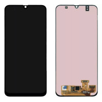 Дисплей з сенсорним екраном (модуль) Samsung A305 A30 2019, чорний, переклеювання