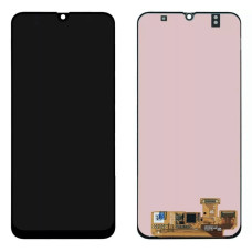 Дисплей з сенсорним екраном (модуль) Samsung A305 A30 2019, чорний, переклеювання