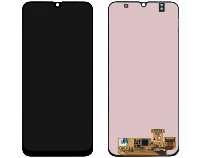 Дисплей з сенсорним екраном (модуль) Samsung A305 A30 2019, чорний, переклеювання