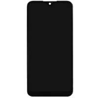 Дисплей с сенсорным экраном (модуль) Samsung A015 A01, черный с широким коннектором, сервисная упаковка GH81-18209A