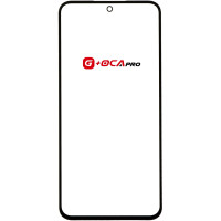 Скло фронтальне з OCA плівкою Samsung S721 Galaxy S24 FE, чорне, оригінал G+OCA-PRo