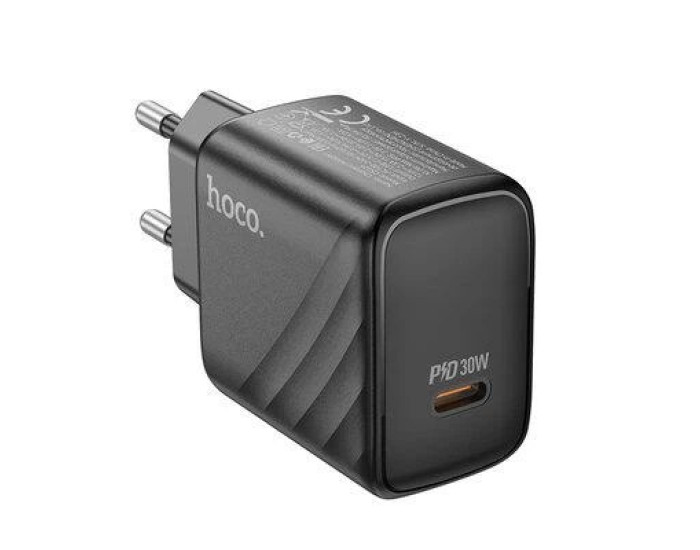 Мережеве зарядний пристрій Hoco CS22A Value Single Port (PD30W) charger, Black