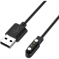 USB кабель для Smart Watch магнитный (2 pin/2.84 mm) черный