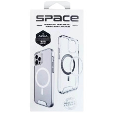 Чехол-силикон Space Case with MagSafe Samsung Galaxy S26 Ultra, Прозрачный															