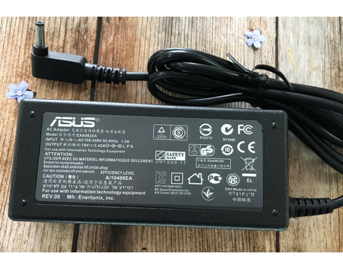 Блок питания для ноутбука Asus 19V/3.42A (4.0 * 1.35) без сетевого кабеля