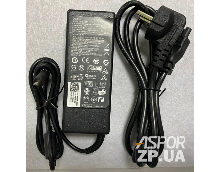 Блок питания для ноутбука DELL 19.5V/4.62A (4.5 * 3.0) без сетевого кабеля