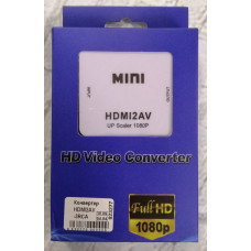 Переходник (конвертер) MINI HDMI2AV (HDMI / 3RCA) (расширение 1080р)