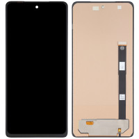 Дисплей з сенсорним екраном (модуль) Motorola XT2143 Moto Edge 20, Edge 20 Pro, Edge 30 Pro, Edge plus 2022, Edge X30, чорний, оригінал