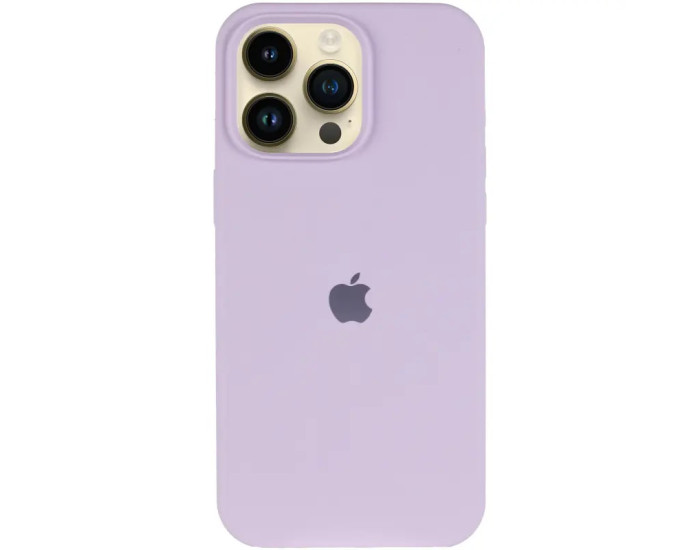 Чехол-силикон оригинал Full Soft Matte Case with MagSafe iPhone 14 Pro Max, Лавандовий 