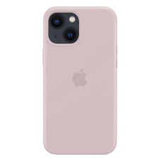 Чехол-силикон оригинал Full Soft Matte Case with MagSafe iPhone 15 Пастельно-розовый