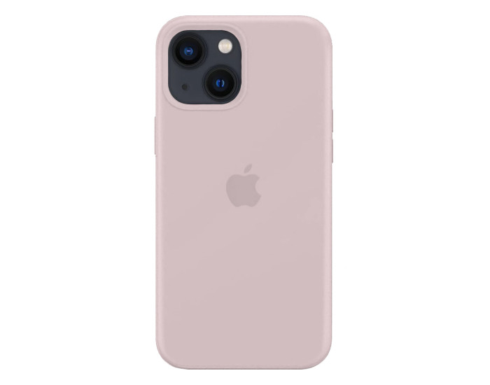 Чехол-силикон оригинал Full Soft Matte Case with MagSafe iPhone 15 Пастельно-розовый