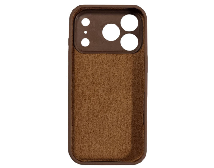 Чехол-силикон оригинал Case Full Camera iPhone 17 Pro, Brown