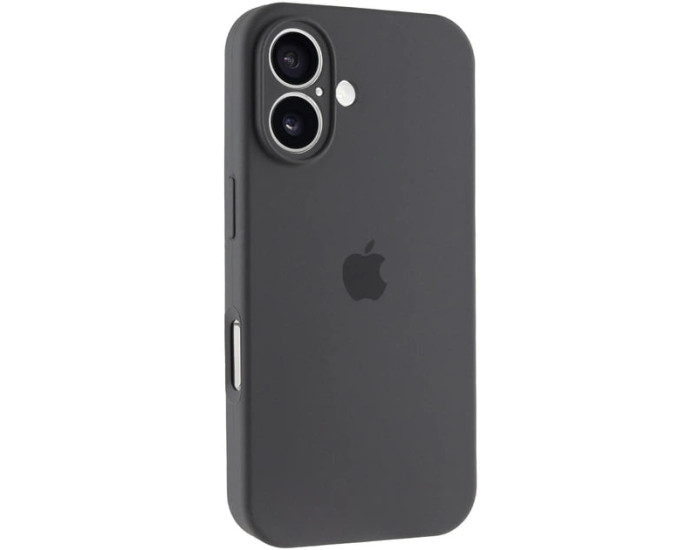 Чехол-силикон оригинал Full Camera Soft Matte iPhone 17, Dark grey