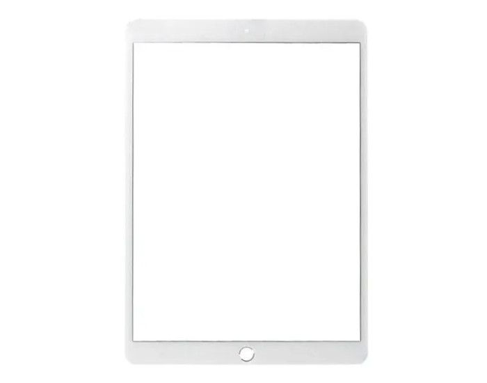Стекло фронтальное iPad Pro 10.5 2017 /iPad Air 3 2019, белый, оригинал