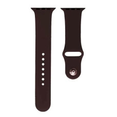 Ремешок для Apple Watch Series 38/40/41/42 mm S темно-коричневый