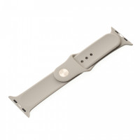 Ремінець для Apple Watch Series 38/40/41/42 mm S світло-сірий