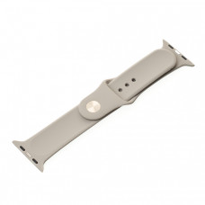 Ремешок для Apple Watch Series 38/40/41/42 mm S светло-серый